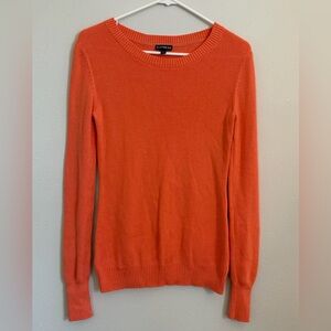 Express Women's Coral Crew Neck Sweater